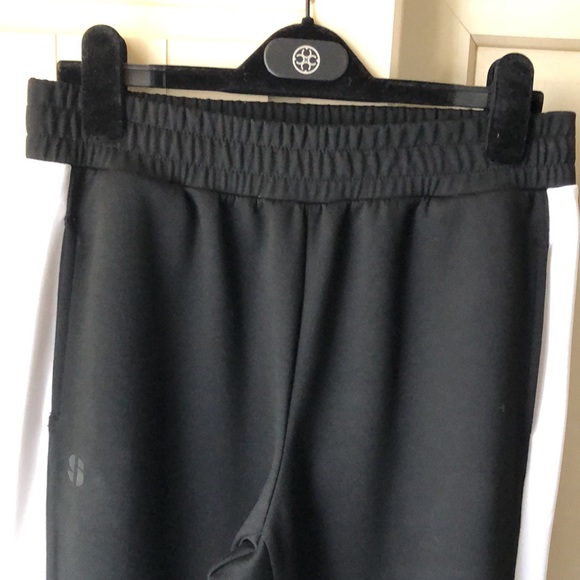 SPORTS ILLUSTRATED • Womens Straight Leg Athletic Track Pant with White Stripe - Picture 10 of 16